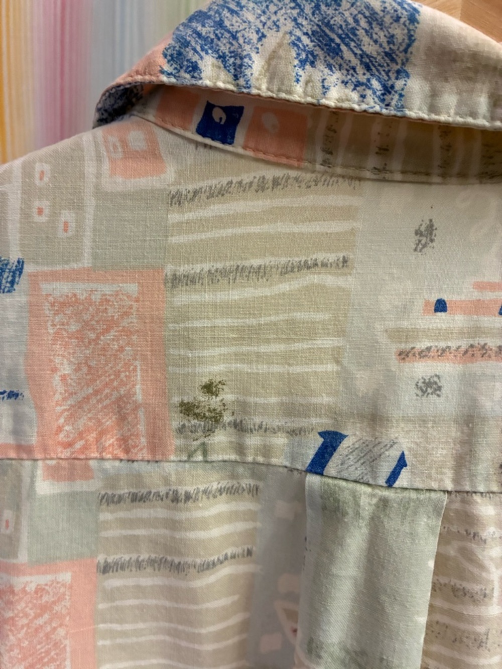 Vintage Cherokee Hawaiian style button down short sleeve shirt, size S - Picture 5 of 8